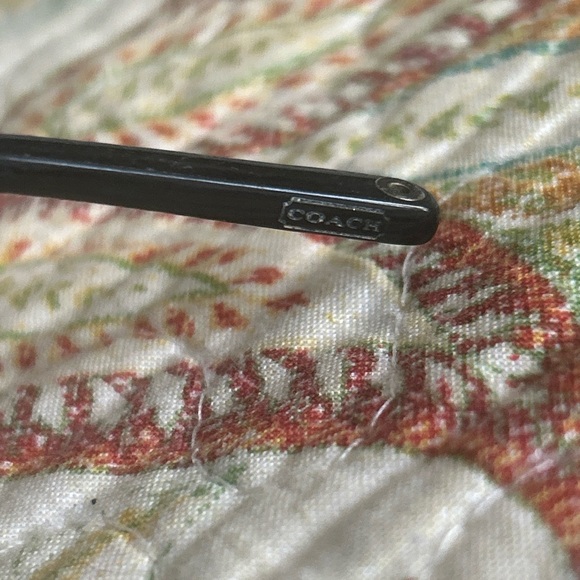 Coach Caden 217 Black Metal And Plastic Eyeglass Frames Y2K Vintage 90’s - Picture 5 of 9